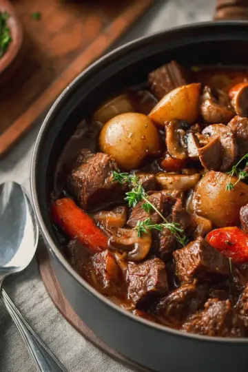 Wild Mushroom Beef Stew