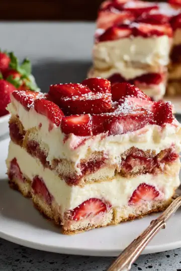 Strawberry Tiramisu