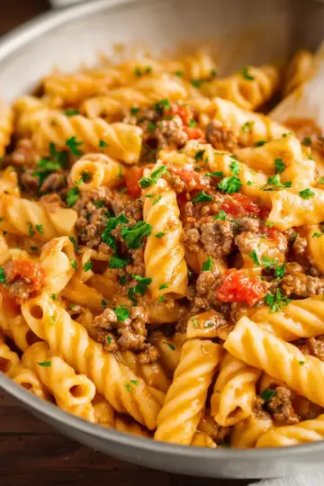 Rotel Pasta With Ground Beef