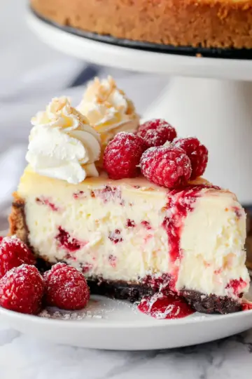 White Chocolate Raspberry Cheesecake Recipe
