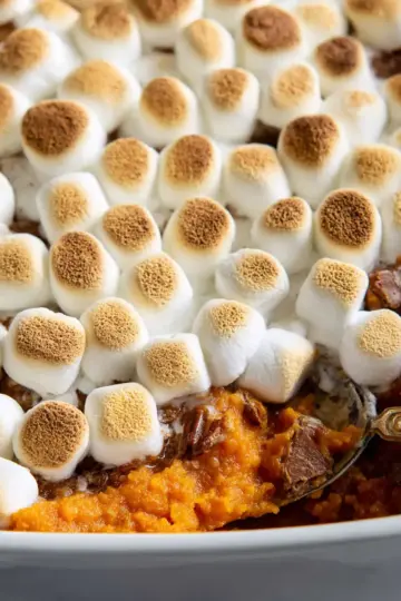 Sweet Potato Casserole With Marshmallows