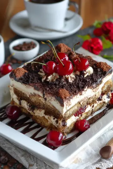 Black Forest Tiramisu