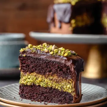 Dubai Chocolate Pistachio Cake