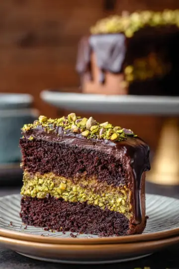 Dubai Chocolate Pistachio Cake