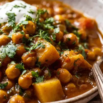 Chickpea Curry with Potato