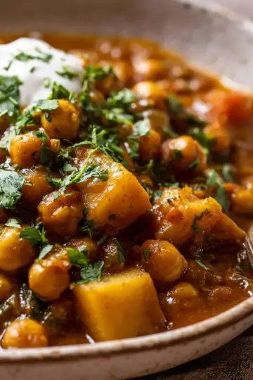 Chickpea Curry with Potato