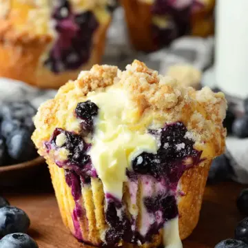 Blueberry Cream Cheese Muffins