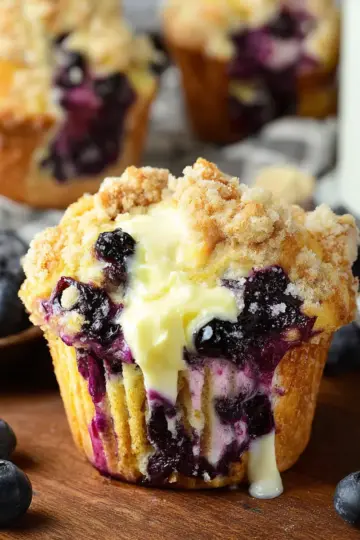Blueberry Cream Cheese Muffins