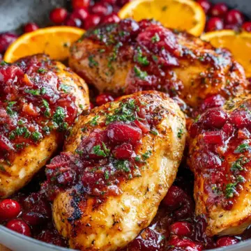 Cranberry Orange Chicken Breasts