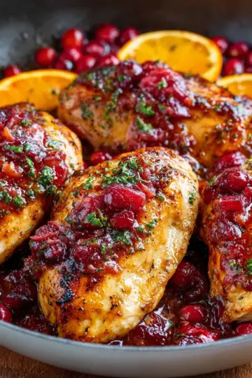 Cranberry Orange Chicken Breasts