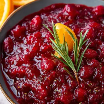 Ginger Orange Cranberry Sauce