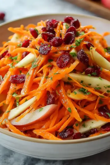 Apple Cranberry Carrot Salad Recipe