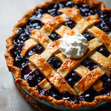 Simply the Best Blueberry Pie