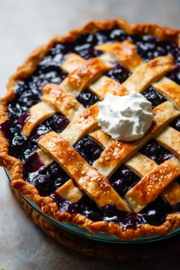 Simply the Best Blueberry Pie