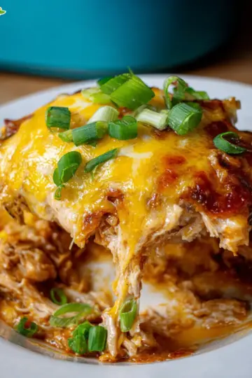 Crock Pot Chicken Enchilada Casserole