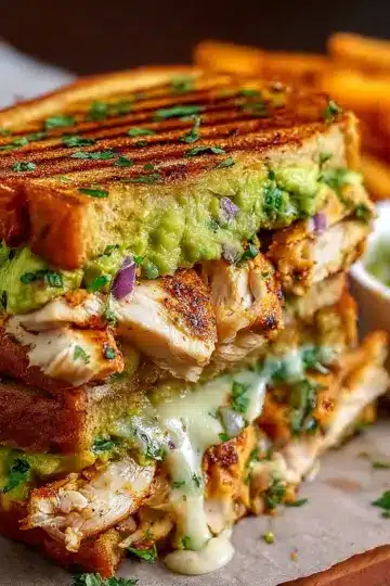 Chicken Avocado Melt Sandwich