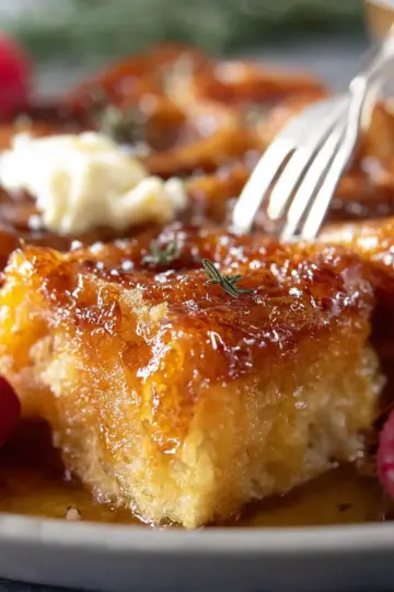 Overnight Creme Brûlée French Toast Bake