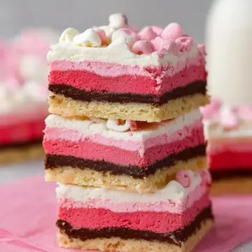 Neapolitan Sugar Cookie Bars