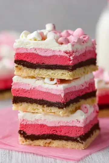 Neapolitan Sugar Cookie Bars