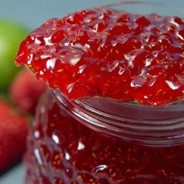 Strawberry Mango Jam with Lime