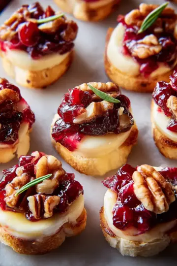 Cranberry Brie Bites