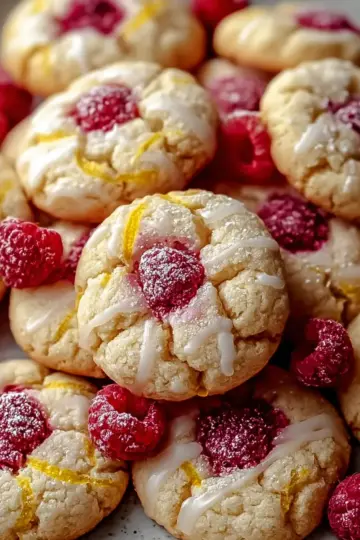 Lemon Raspberry Cookies