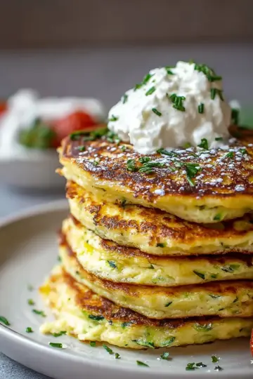 Delicious Zucchini Ricotta Pancakes