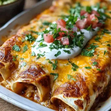 Sour cream enchiladas