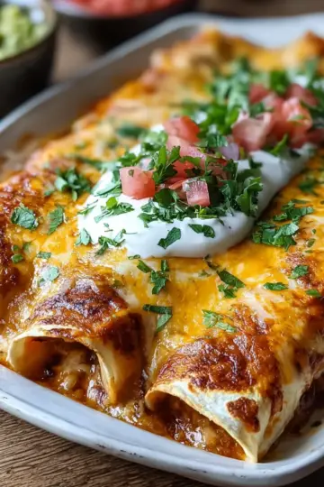 Sour cream enchiladas