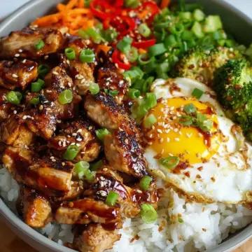 Sweet and Savory Chicken Rice Bowl Recipe