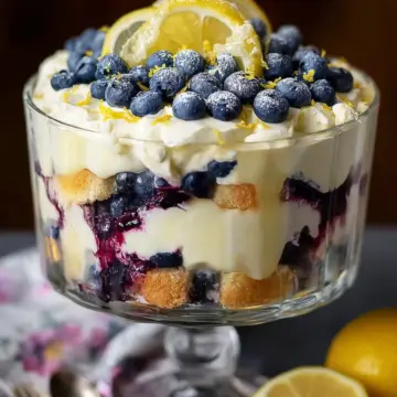 Lemon Blueberry Trifle Recipe