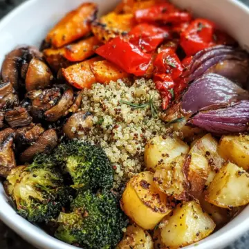 Easy Quinoa and Roasted Veggie Bowl Recipe