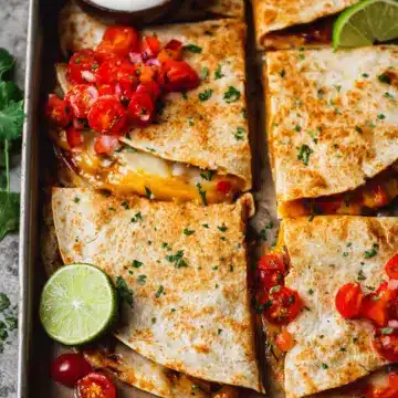 Sheet Pan Quesadillas