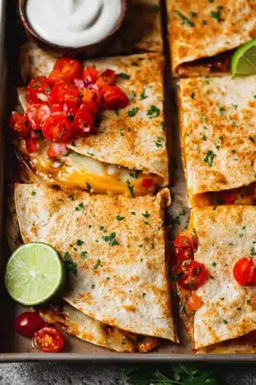 Sheet Pan Quesadillas