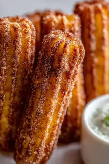 Air Fryer Pasta Churros on a Stick Recipe