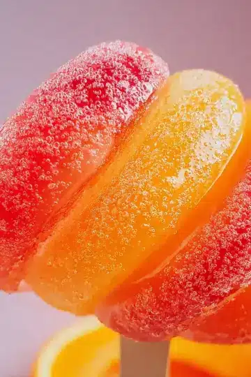 Peach Ring Pop Shots