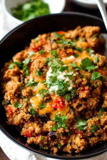 Ground Turkey Quinoa Skillet