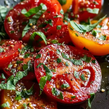 Deliciously Easy Marinated Tomatoes