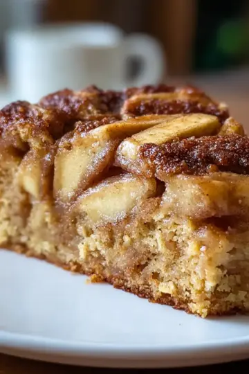 Easy One-Bowl Apple Cinnamon Breakfast Cake