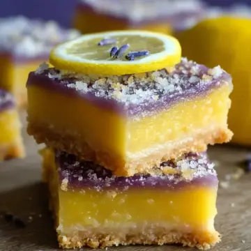 Lavender Lemon Bars