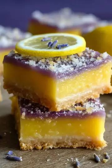 Lavender Lemon Bars