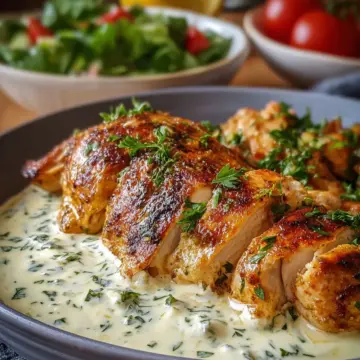 Savory Turkish Chicken with Creamy White Sauce in 30 Minutes