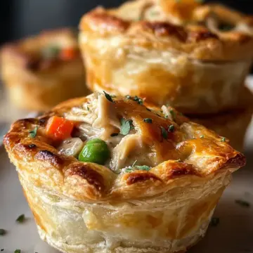 Mini chicken pot pies