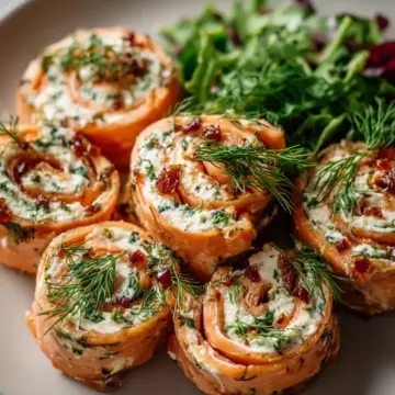 Stuffed Salmon Pinwheels