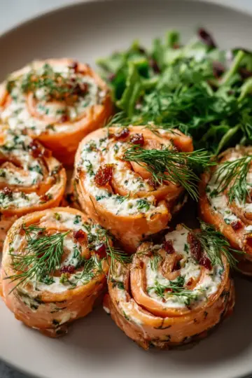 Stuffed Salmon Pinwheels