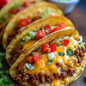 Loaded Cheesy Pocket Tacos