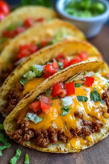 Loaded Cheesy Pocket Tacos