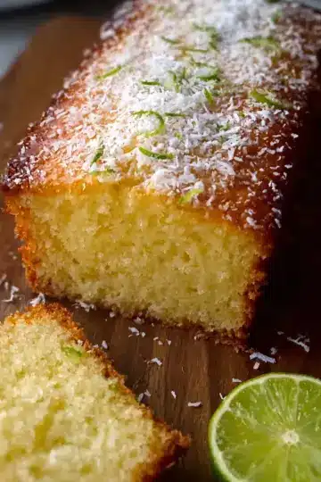 Coconut Lime Loaf Cake