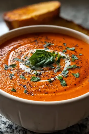 Easy Roasted Red Pepper Soup Recipe
