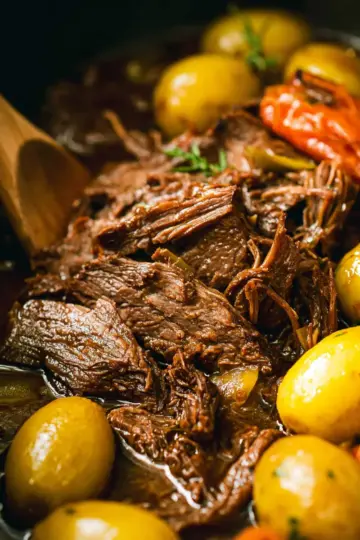 Slow Cooker Mississippi Pot Roast